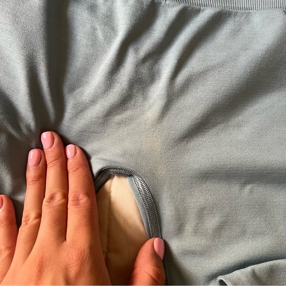 Effortless Seamless Leggings in Steel Blue size M - Picture 3 of 4